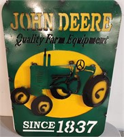LG VTG John Deere Since 1837 Sign