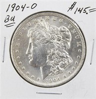 1904-O BU Silver Morgan Dollar Coin