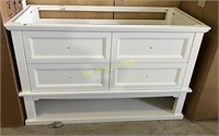 48" Alyce White Vanity Legs Included