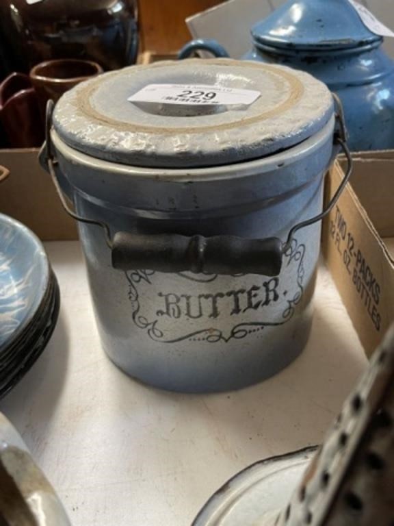 Butter Stoneware Crock