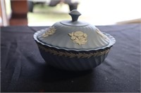 Wedgwood Jasper dresser dish with lid