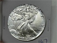 1987 U.S. American Eagle Silver GEM BU