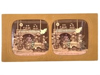 Tissue Stereo View, Chemin Infernal, Tinted, Rare