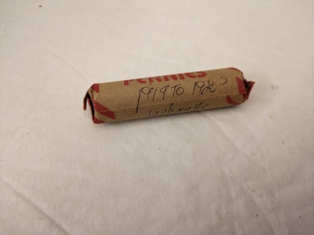 1919- 20's Wheat Penny Roll