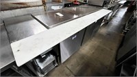 RANDELL S/S 84"X36" MEGATOP PREP TABLE W/CASTERS