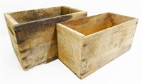 Vintage Wood Crates, One Ammunition Crate
