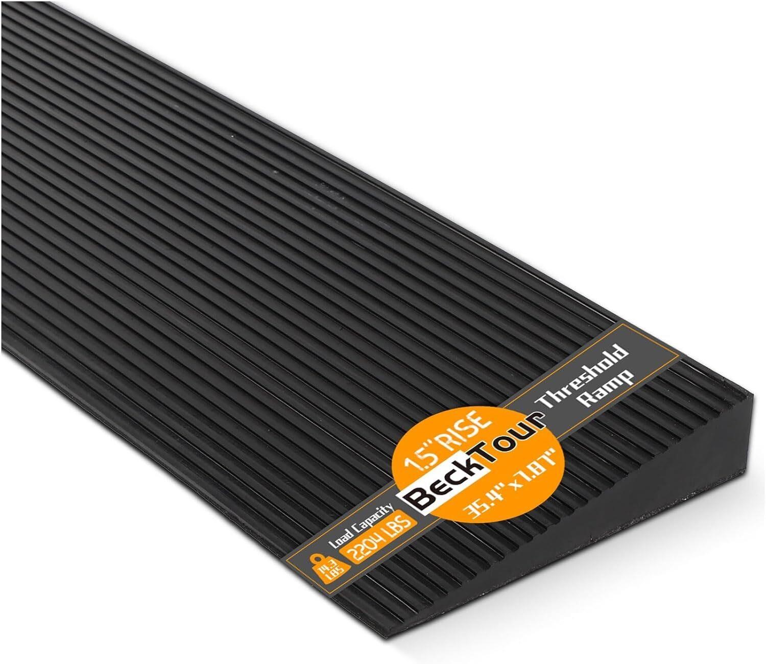 1.5' Rise Rubber Ramp  2204 LBS Capacity