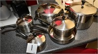 Farberware Stainless Pots & Pans Set