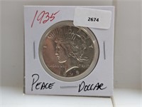 1935 90% Silver Peace $1 Dollar