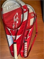 Dunlop sport set of two rackets in cases #71