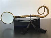 VICTORIAN PARASOL HANDLE MAGNIFYING GLASS