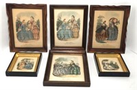 Framed Victorian & French Prints
