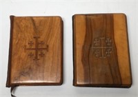 Wood & Leather Bound New Testament Bibles