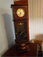 Clock jewelry case