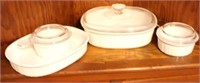 4 Pieces Corning French White