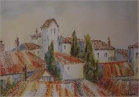 Alison Crystal "red rooftops in Provence"