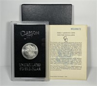 1885-CC Morgan Silver $1 GSA Carson City UNC BU