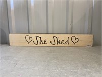 2' Wooden Sign