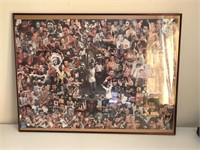 Framed Montage Of Famous Boxers