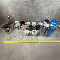 Assortment of Mugs Tumblers