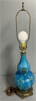 Chinese Porcelain Gourd Form Lamp