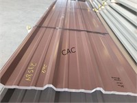 30ct 10' Sheets of Coco Brown R-Panel