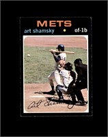 1971 Topps #445 Art Shamsky EX-MT to NRMT+