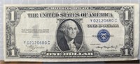 Silver certificate 1935 small date $1 banknote
