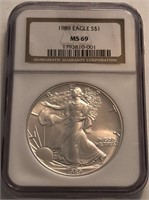 1989 American Silver Eagle