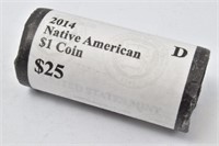 2014-D Bank Roll Sacagawea Dollars