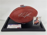 MICAH PARSONS SIGNED FOOTBALL W/ ROOKIE CARD