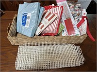 Cute Basket with Birthday Part Accessories