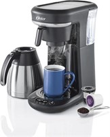 Oster Pod + 10-Cup Space-Saving Combo Brewer Black
