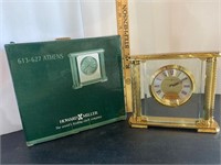 Solid Brass Howard Miller Clock