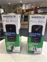 Marathon Automated Soap Dispenser, Black, 6.5”W