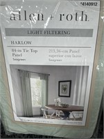 ALLEN + ROTH LIGHT FILTERING CURTAINS RETAIL $30