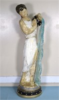 Decorative Statue of Lady w/ Urn