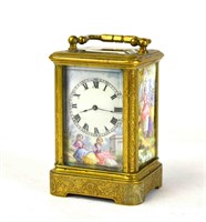 Viennese Enamel Carriage Clock