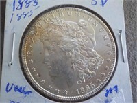 1885 Morgan Silver dollar UNC
