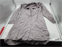 Women's Oversized Button-Down Shirt / Dress - M
