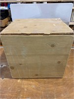 Wooden Box, 15 x 14 x 13”