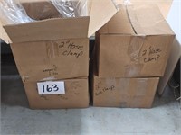4 boxes of hose clamps