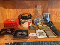 Assorted Figurines, Buttons, Etc.