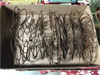 Box lot of metal springs for decorations
