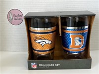 NEW Denver Bronco Glasses