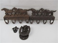 Cast Iron Western Decor Lot