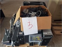 Lot of Computers, Printers, Box of Cords, Switches