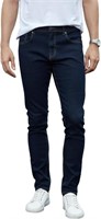 (N) Mens Slim Fit Stretch Jeans Classic Comfort Re
