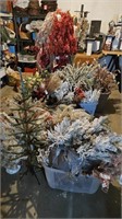 Christmas decor, large xmas picks, xmas trees,