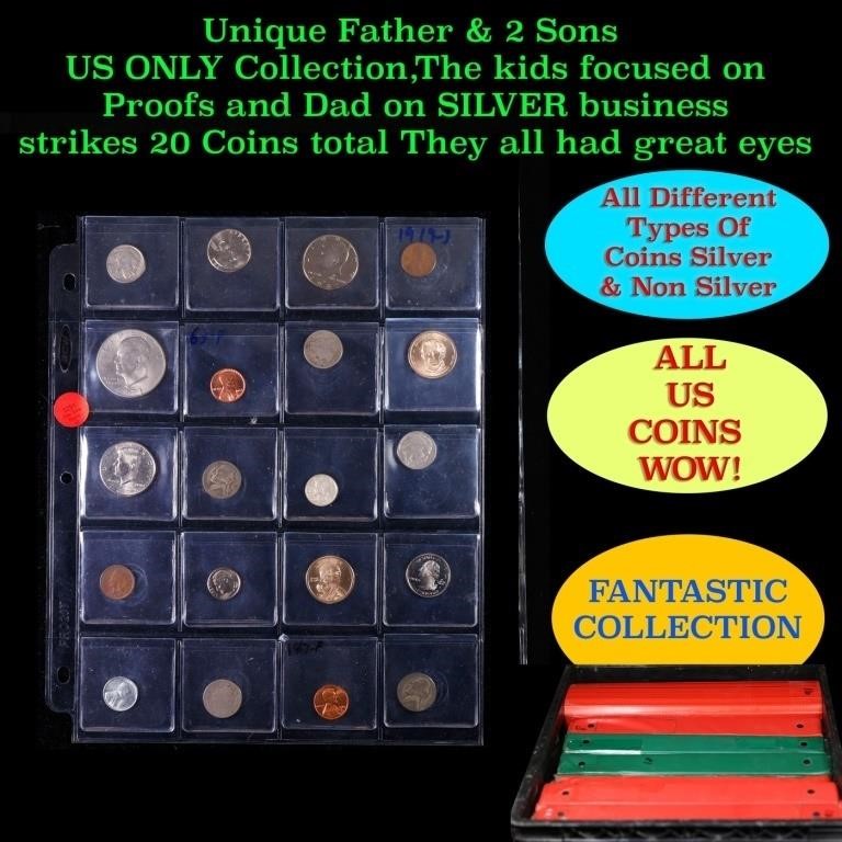 Unique Father & 2 Sons US ONLY Collection,The kids